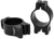 Warne V420M Rimfire Rings Vapor Matte Black Aluminum 1" Tube Low Vertical Split 3/8" Dovetail 0 MOA
