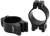 Warne V420M Rimfire Rings Vapor Matte Black Aluminum 1" Tube Low Vertical Split 3/8" Dovetail 0 MOA