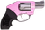 Charter Arms 53851 Undercover Lite Chic Lady Small 38 Special 5 Shot 2" High Polished Stainless Steel Barrel & Cylinder, Pink Aluminum Frame w/Black Finger Grooved Rubber Grip, Concealed Hammer