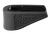 Hogue 18230  Extension Base Pad Fits Glock 43 Compatible w/ 6rd Magazine Black Overmolded Rubber