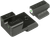 TruGlo TGTG231N4W Tritium Pro  Green Tritium Front & Rear/ Black Nitride Fortress Frame, Fits 1911 3" Officer & 4.25", Front Sight Dovetail/Rear Sight Dovetail Mount
