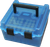 MTM Case-Gard R100MAG24 Deluxe Ammo Box  Blue Polypropylene 100rd
