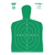 Birchwood Casey 37204 EZE-Scorer BC-27 Silhouette Paper Hanging Universal 12" x 18" Green/White 10 Pk.