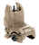 Magpul MAG247-FDE MBUS Sight Front  Black Folding for AR-15/M16