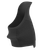 Hogue 18510 Grip Sleeve Handall Beavertail Black Rubber