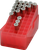 MTM Case-Gard E503841 Slip-Top Ammo Box E-50 38-357 Clear Red 50rds