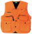 Primos 65701 Gunhunter's Hunting Vest Medium Blaze Orange Features Compass & LED Light