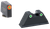AmeriGlo GL331 Optic Compatible Sight Set for Glock  XL Tall Green Tritium Orange Outline Front Sight-Green Tritium White Outline Rear Sight