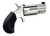 North American Arms PUGT Pug  22 WMR 5 Shot 1" Stainless Steel Barrel, Frame & Cylinder, Black Pebbled Rubber Grip, Exposed Hammer