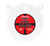 Birchwood Casey BC-RND8-38 Centerfire Target 3/8" AR500 Steel 8" Round Gong