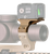 Reptilia LLC 100184 ROF-90  34mm FDE 7075-T6 Aluminum Fits AR-15