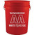 AA WHITE FLYER 5-GALLON RANGE BUCKET RED