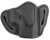 1791 Gunleather ORBHCSBLR BHC Optic Ready OWB Compact Stealth Black Leather Belt Slide Compatible w/Glock 43/Sig P365/Walther PPK Right Hand Includes Belt Clip