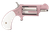 North American Arms 22MSROSE Mini-Revolver  22 WMR 5 Shot 1.13" Rose Gold Cerakote Stainless Steel Barrel & Frame, Rose Gold/Stainless Cylinder, White Pearlite Grip, Stainless Exposed Hammer,