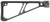Midwest Industries MISTAPSFFES Side Folding Fixed Extruded Stock  Black Anodized Aluminum for Picatinny Rail