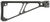 Midwest Industries MISTAPSFFES Side Folding Fixed Extruded Stock  Black Anodized Aluminum for Picatinny Rail
