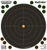 Champion Targets 46136 VisiColor  Self-Adhesive Paper Black/White 8" Bullseye 5 Pack