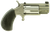 North American Arms PUGDP Pug  22 WMR 5 Shot 1" Stainless Steel Ported Barrel, Stainless Steel Frame, Stainless Cylinder, Black Polymer Grip, Exposed Hammer