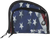 Allen 7719 Victory Auto Fit Handgun Case USA Flag Endura w/Black Trim, 1-Pocket, Knit Lining, Foam Padding & Lockable Zippers 9" x 7" Interior Dimensions