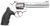Smith & Wesson 12460 Model 648  K-Frame Frame 22 WMR 8 Shot 6" Stainless Steel Barrel, Cylinder & Frame, Black Finger Grooved Grip, Internal Lock Safety, Exposed Hammer