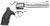 Smith & Wesson 12460 Model 648  K-Frame Frame 22 WMR 8 Shot 6" Stainless Steel Barrel, Cylinder & Frame, Black Finger Grooved Grip, Internal Lock Safety, Exposed Hammer