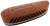 Pachmayr 00011 F325 Deluxe  Brown with White Line Small Rubber For Shotgun