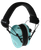 Radians R3220ECS R3200 Dual Mic Electronic Muff 23 dB Over the Head Aqua Blue
