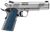 Bersa B19117050SMBL B1911  Full Size Frame 45 ACP 8+1 5" Stainless Steel Barrel, Polished Stainless Serrated Steel Slide, Matte Stainless Stainless Steel Frame w/Beavertail, Blue VZ Grip, Ambidextrous