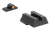 Meprolight USA 415453131 Hyper-Bright  Green Tritium Orange Outline Front Sight-Green Tritium Black Outline Rear Sight HK VP9/HK45/HK45C