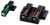 HiViz MPN421 LiteWave H3 Sight Set for S&W M&P Green Tritium White Outline Front Sight-Orange Fiber Optic Rear Sight