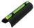 HiViz MPB MPB Plain Barrel Snap-On Front Sight  Black | Green/Red Fiber Optic