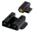 TruGlo TG231MP2C Tritium Pro  Black | Green Tritium White Outline Front Sight Green Tritium Rear Sight