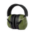 Radians DUHIHPGRBX High Performance Earmuff Over the Head Black/Green