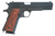 Cimarron 1911 1911  .45 ACP 8+1, 5.03" Black Steel Barrel, Black Parkerized Serrated Slide & Frame, Checkered Walnut Grips