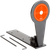 Champion Targets 40881 Gong Popper Target Rimfire Orange Steel Standing Includes Ground Stakes