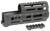 Midwest Industries MIAKALPHA6 Alpha  Drop-in Aluminum Black Hardcoat Anodized 5 Slot Picatinny Rail AK-Platform 6" Long Compatible w/M-LOK