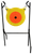 Birchwood Casey 47330 World of Targets Boomslang Pistol/Rifle Orange/Yellow AR500 Steel Gong Standing Includes Gong/Metal Stand