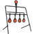 Champion Targets 40874 Gong Auto Reset Rimfire Black/Orange 6.83 lbs Standing 5 Targets