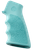 Hogue 15015 OverMolded Grip Cobblestone Aqua Blue Rubber with Finger Grooves for AR-15, M16