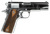SDS Imports 10100112 1911A1 Desperado 38 Super/9mm Luger 9+1 4.25" Hard Chrome Plated Barrel, High Polished Chomium Coated Serrated Steel Slide & Frame w/Beavertail, Checkered Wood Grips