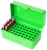 MTM Case-Gard 22HORN10 Ammo Box Flip-Top 22Hornet Green 50rd