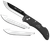 Outdoor Edge OX10C Onyx  3 Blades, 3.50" Folding Drop Point Plain Satin/Black Oxide 420J2 SS Blade, 4.50" Black Textured Grivory Handle