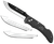 Outdoor Edge OX10C Onyx  3 Blades, 3.50" Folding Drop Point Plain Satin/Black Oxide 420J2 SS Blade, 4.50" Black Textured Grivory Handle