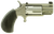 North American Arms PUGTP Pug  22 WMR 5 Shot 1" Stainless Steel Ported Barrel, Stainless Steel Frame, Stainless Cylinder, Black Polymer Grip, Exposed Hammer
