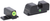 AmeriGlo SG301 i-Dot Sight Set for SIG Sauer  Green Tritium LumiGreen Outline Front Sight-Green Tritium Rear Sight