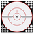 Birchwood Casey 34019 Shoot-N-C Reactive Target Self-Adhesive Paper Black/White 12" Bullseye 5 Pack