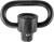 GrovTec US Inc GTSW287 Recessed Plunger Heavy Duty Push Button Swivel Black Push Button
