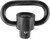 GrovTec US Inc GTSW287 Recessed Plunger Heavy Duty Push Button Swivel Black Push Button