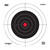 Birchwood Casey 37013 EZE-Scorer  12" Bullseye Paper Hanging Pistol/Rifle Black/Red 13 Per Pkg