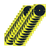 EZ-Aim 15213 Splash Reactive  8" Bullseye Hanging Paper 8" x 8" Black/Yellow White 25 Per Pkg